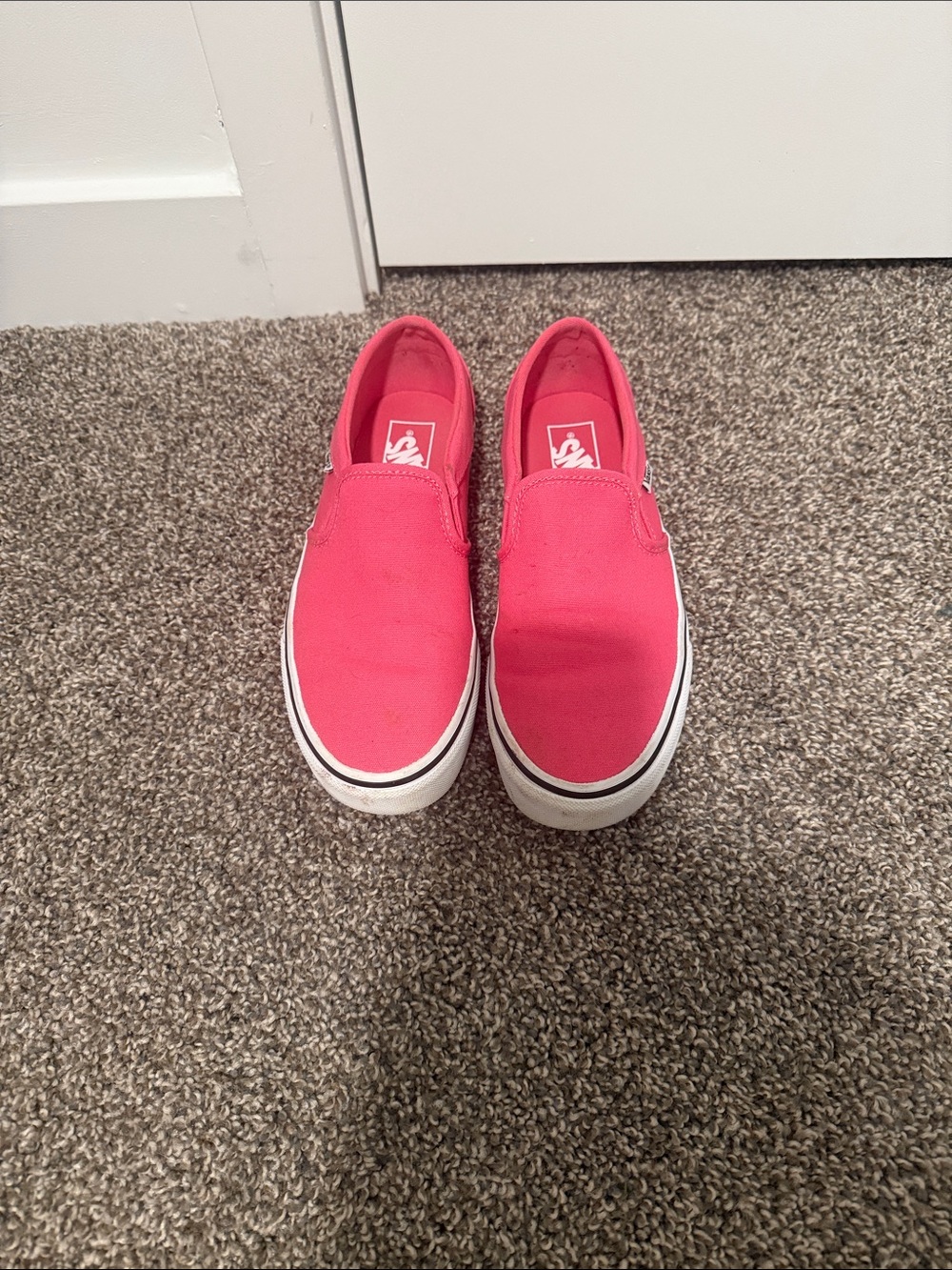 Vans Slip-On Sneakers in Hot Pink